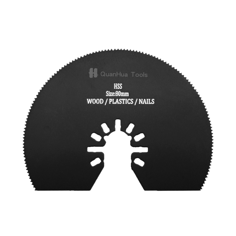 80 mm diameter, snel te monteren halfrond zaagblad van hogesnelheidsstaal QH-1010HK