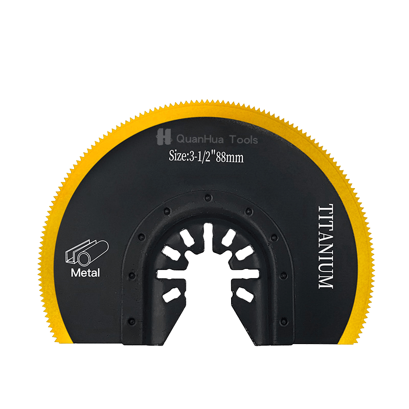 88 mm titanium geplateerd bimetaal halfrond houtzaagblad QH-1007HK-DT-2